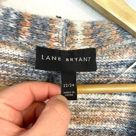 Lane Bryant Women’s ¾ Sleeve Cropped V-Neck Spacedye Cardigan Size 22/24 - Picture 10 of 15